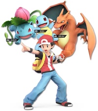 Pokémon Trainer (Squirtle, Ivysaur and Charizard)
